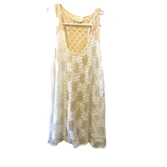 Anthropologie Deletta women's crochet & lace tank small - Picture 2 of 5